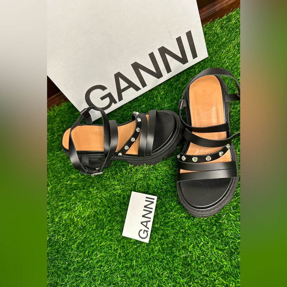 GANNI chunky open-toe sandals